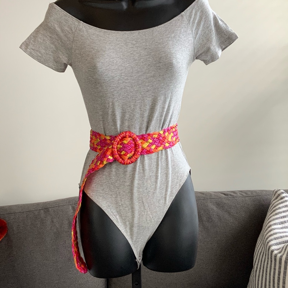 VINTAGE Vibrant Braided Belt